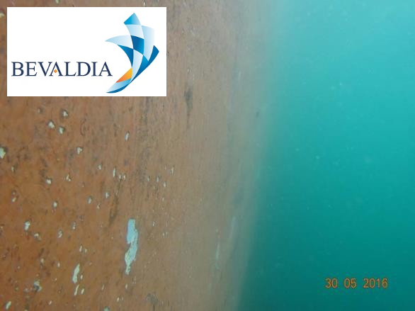 Underwater hull cleaning Eleusis, Greece BEVALDIA
