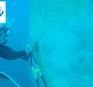 average roughness of a polished propeller