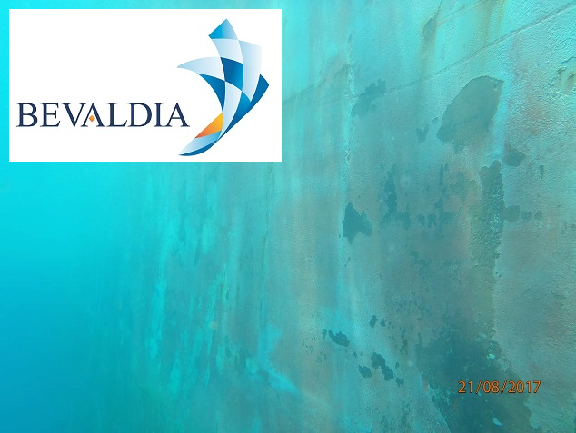 Underwater hull cleaning Lavrio, Greece BEVALDIA