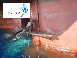 Underwater rudder repairs Piraeus, Greece BEVALDIA PSOMAKARA