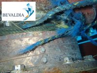 Removal of entangled fishing nets