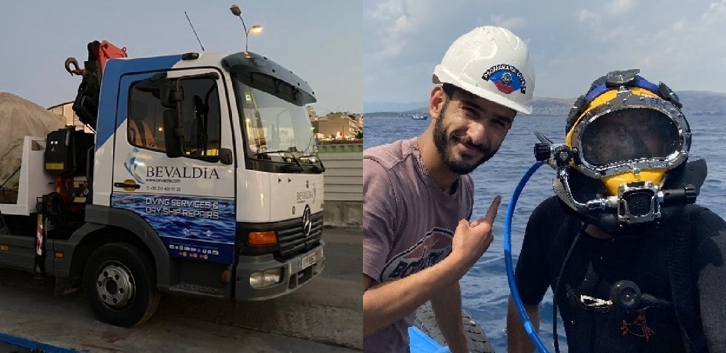 Underwater hull cleaning Piraeus