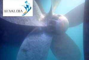 Underwater hull cleaning Piraeus Greece BEVALDIA
